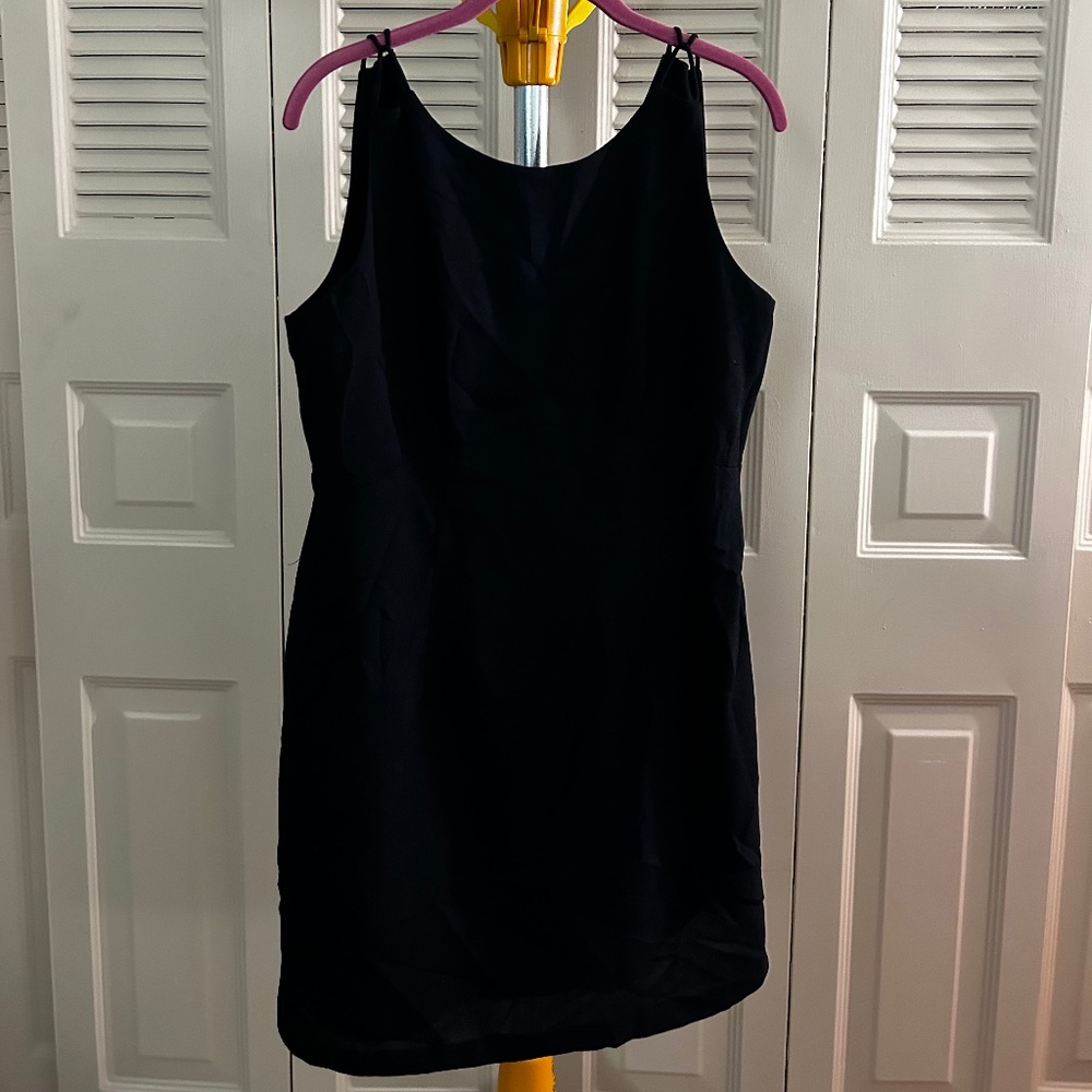 Large Petite Carole Little Black Midi Dress